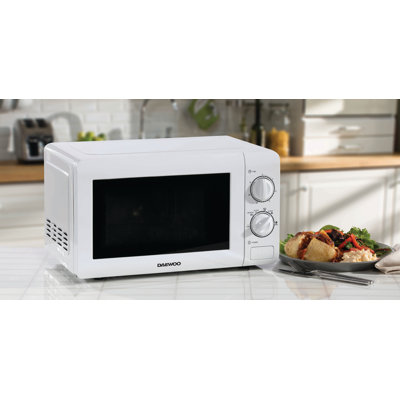 Daewoo 47.8cm 20m³ L 800W - Watt Countertop Microwave