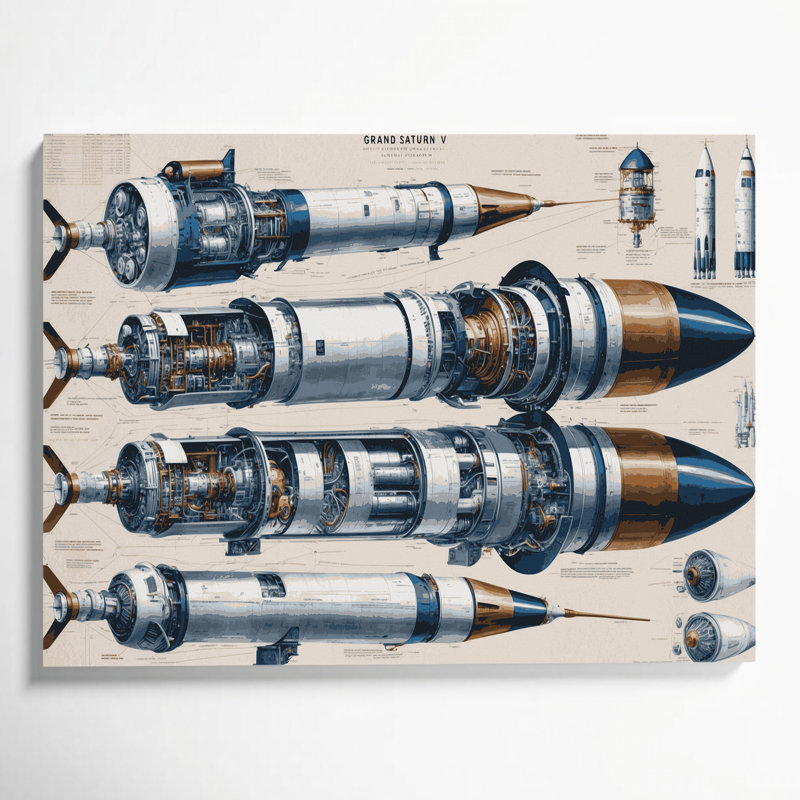 Art mural sur toile beige, H 11 po x l 14 po