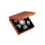 Missoni Tea Cup & Saucer Zig Zag Gold Luxury Box Set 6 Pcs. Diam. 3.3", H 2.3", Cap. 7.5 Oz, Saucer Dim. 6"