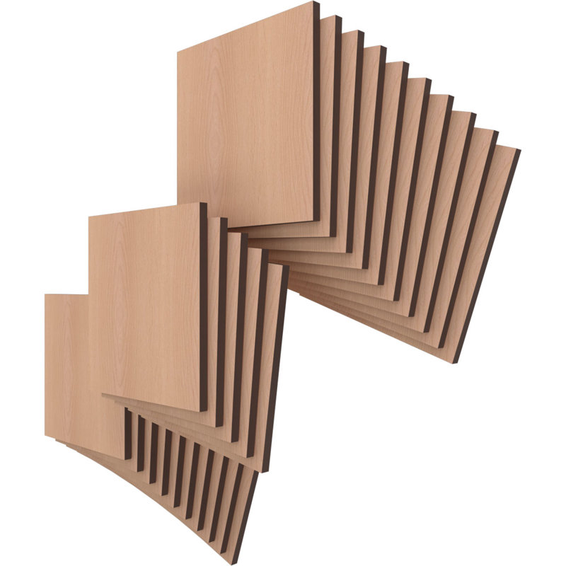 Planches en bois, Aulne, H 7,75 po x l 7,75 po x P 0,38 po