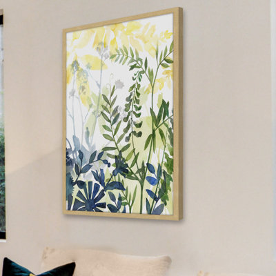 " Layered Blooms II " Painting Print