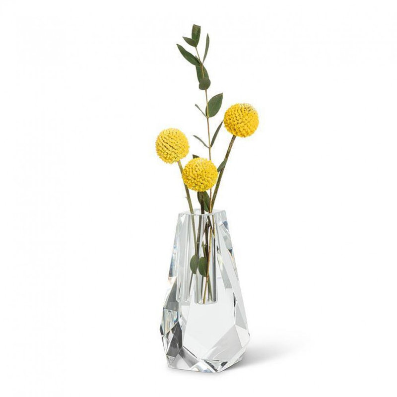 Small Modern Cut Bud Vase