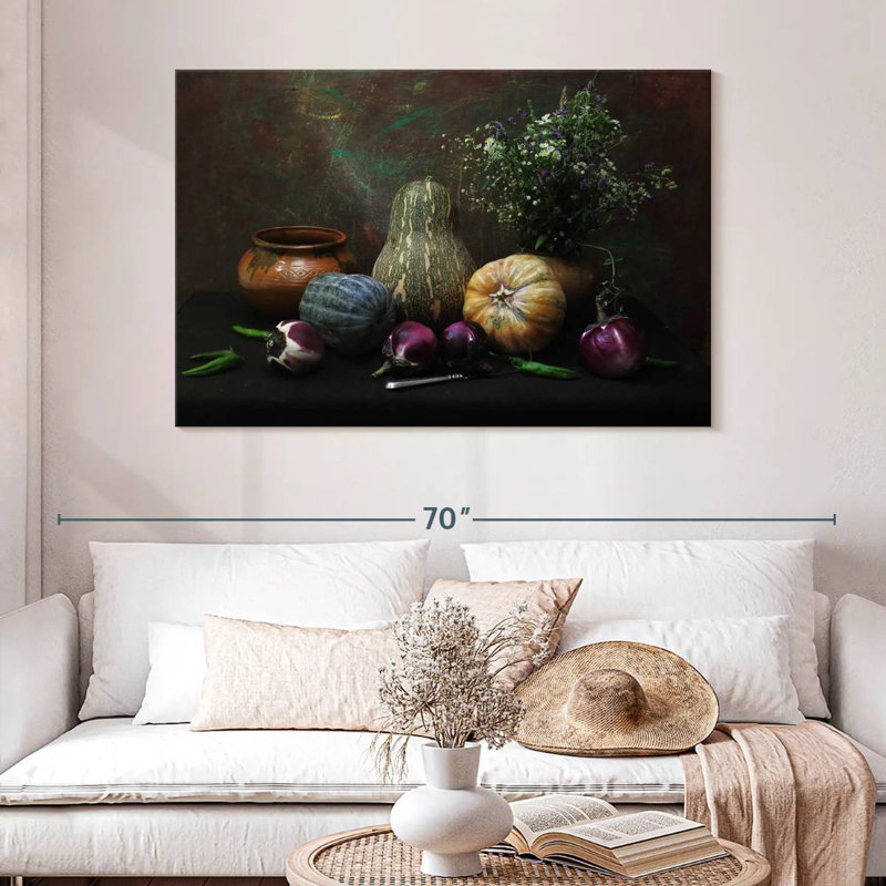 Yarlin Garden Vegetables, 32" H x 48" W