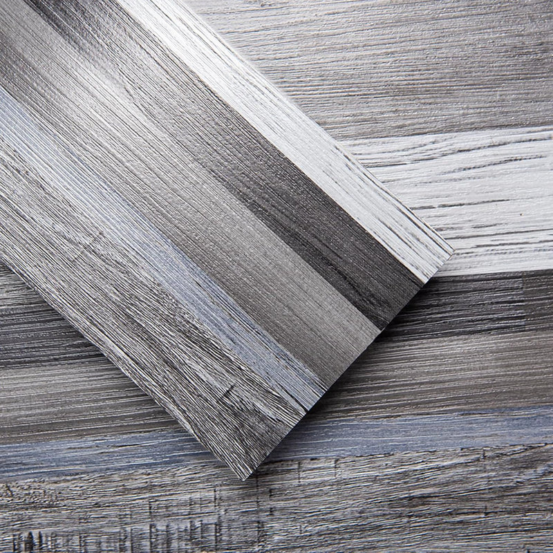 36-Pack 54 Sq.ft Peel and Stick Floor Tiles Vinyl Plank Flooring Wood Look, Adhesive and Waterproof Tile Sticker for Bedroom, Living Room, Kitchen, RV in Grey
