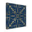 «Motif On Blue IV» sur toile-31819821