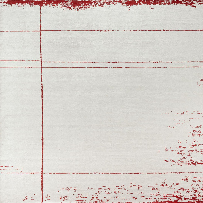 Modern Patternless Abstract, Square 9'
