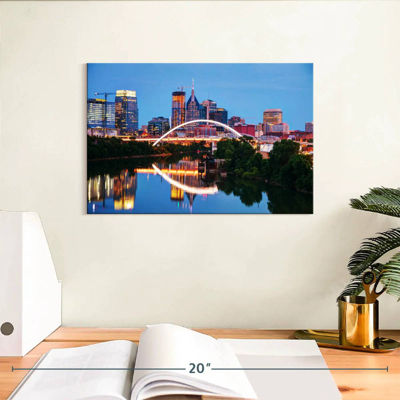 Ravi, Nashville, Tennessee, paysage urbain, H 8 po x l 12 po