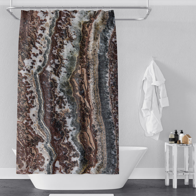 Rideau de douche simple sans motif et non uni, H 93 po x l 70 po