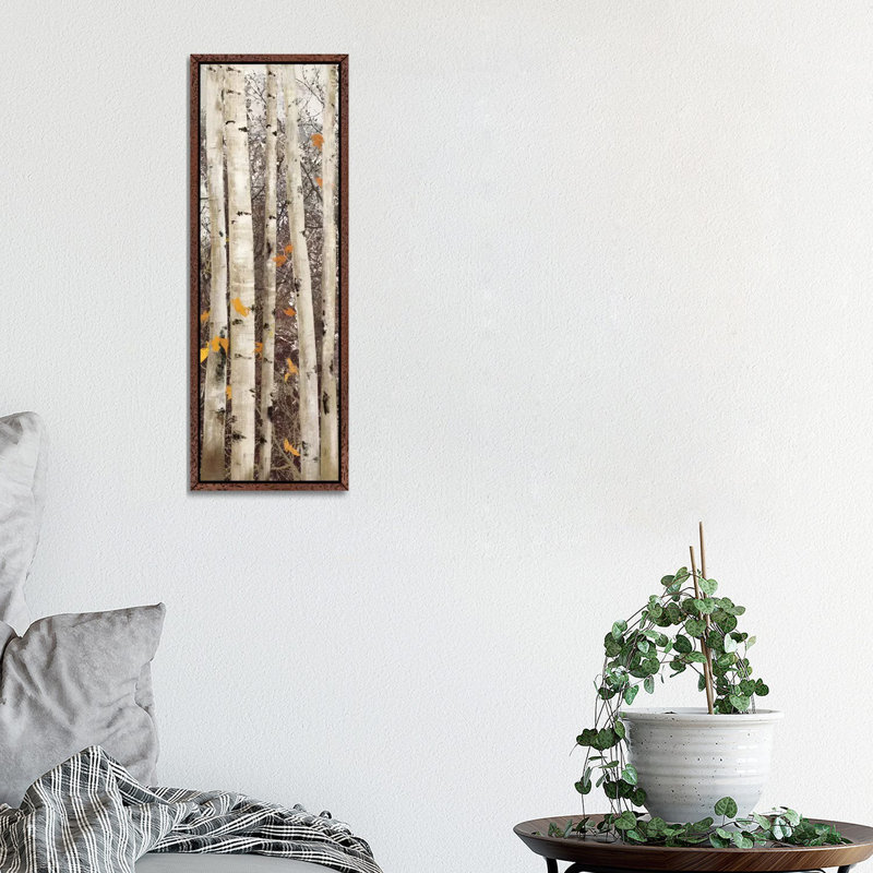 Serene Union II by Allison Pearce - Print on Canvas, 30.48 cm H x 91.44 cm W, Classic Brown Wood Framed Canvas