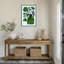 "Abstract Green Floral No 2" par Kincer, reproduction d'art sur toile encadrée-47072468