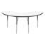 Table d'activité demi-lune 36 "x 72" avec pieds réglables-39310946-99075989