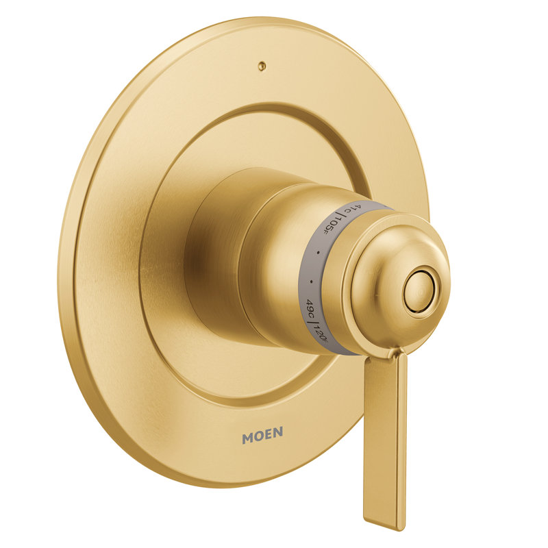 Cia Exacttemp Tub/Shower Valve Only, Brushed Gold
