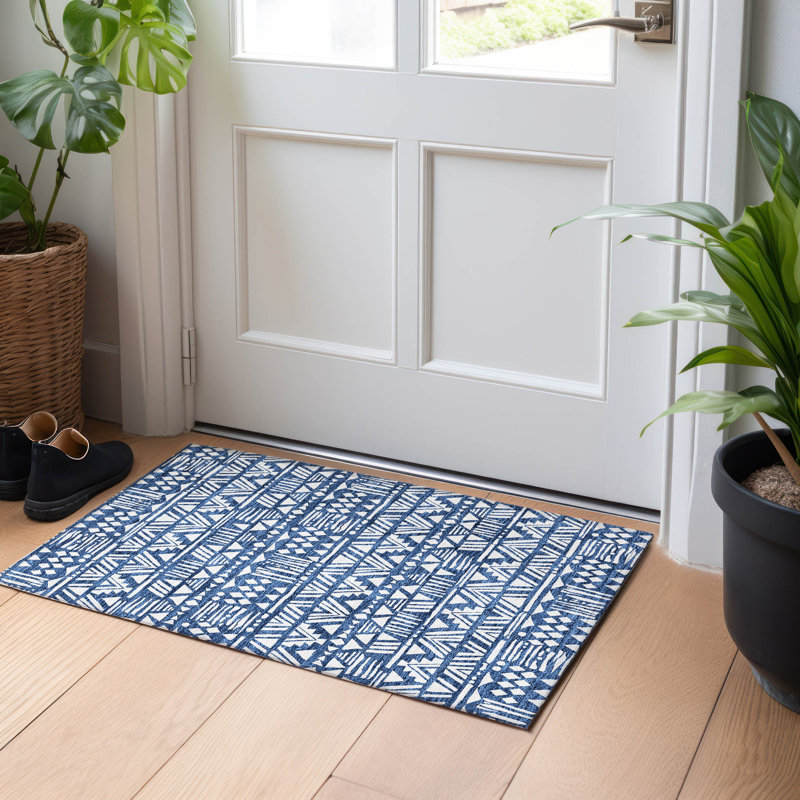 Tapis intérieur / extérieur Maliana, Rectangle 1 pi 8 po x 2 pi 6 po