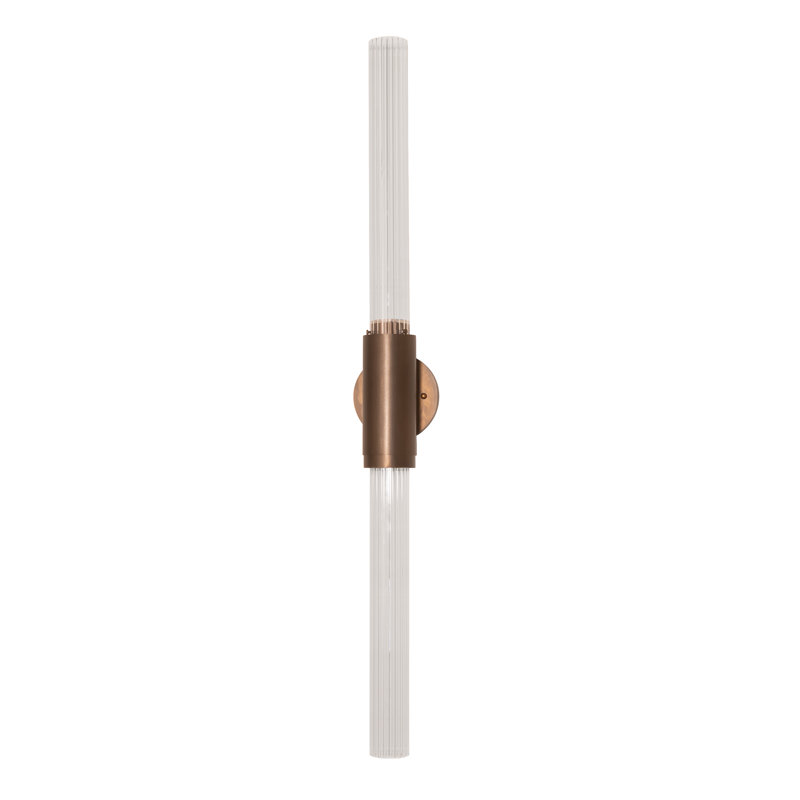 2 - Light LED Flush Mounted Sconce