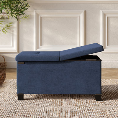 Banc de rangement avec repose-pieds Vérrant