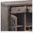 Raphaela Weathered Cherry Finish Server W/Cup Holder & Wine Rack
