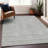 Premium Machine Washable Prisco Gray Rug-1161555275