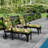 74" x 22" Outdoor Chaise Lounge Cushion with Ties and Loop-1672569162
