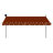 VidaXL Retractable Awning with Hand Crank and LED Sunshade Shelter for Outdoor-62956689-62956691