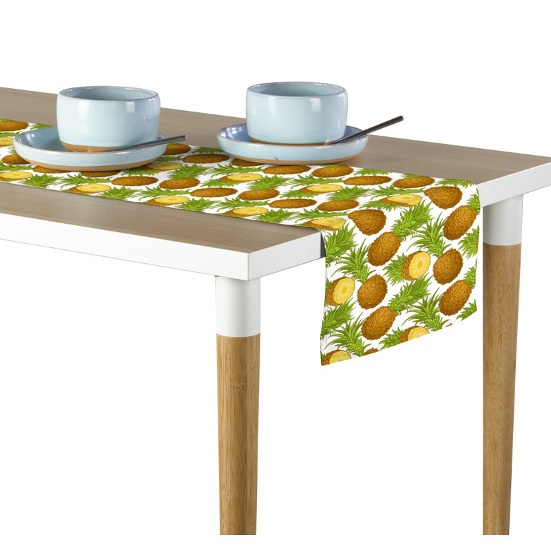 Ebensberg Geometric Table Runner, 72" x 12"