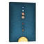 Solar System On Blue I - Wrapped Canvas Print-1893399250