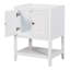 【Lavabo non inclus, armoire de meuble-lavabo seulement Base Base de meuble-lavabo de 24 po seulement, structure en bois massif, armoire de rangement de salle de bain avec portes et tablette ouverte-105503896