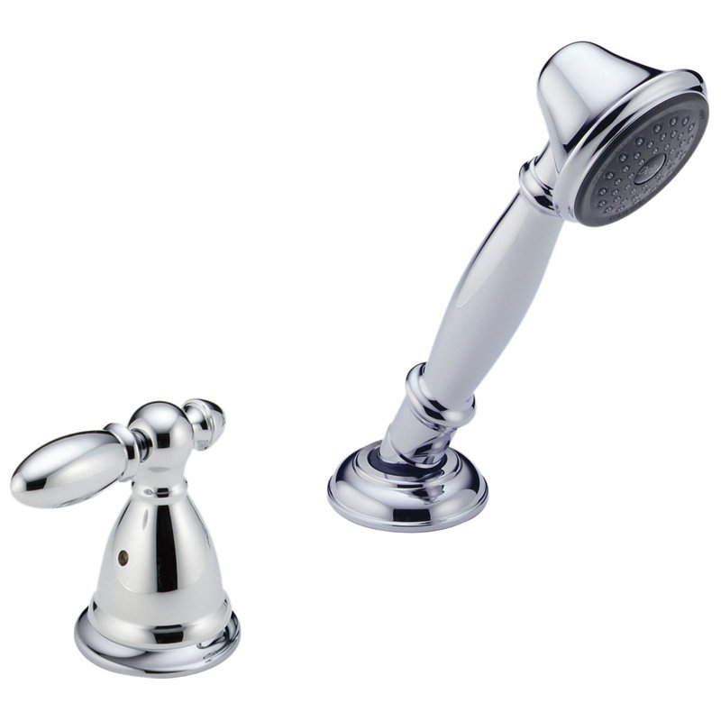 Douche victorienne à poignée, Acier inoxydable Brilliance