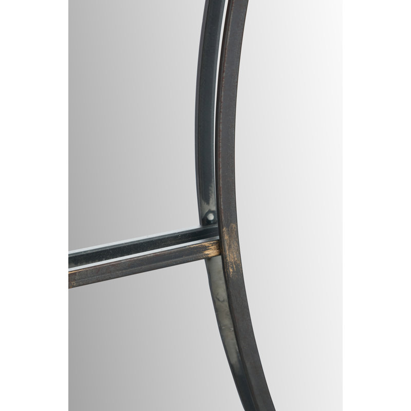 Iron Round Wall Mirror, 254 cm H x 254 cm W