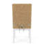 Chaise rembourrée en bois massif Lana 