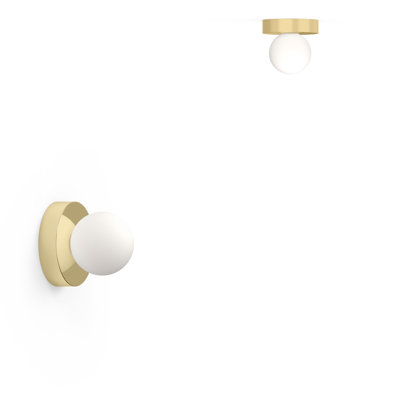 Bola Glass Flush Mounted Sconce