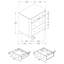 Table de chevet 3 tiroirs Anser