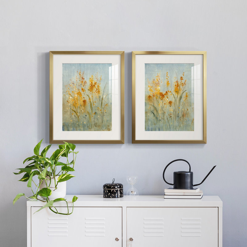 Vaporisateur de fleurs sauvages I - reproduction encadrée de qualité supérieure - prêt à être accroché