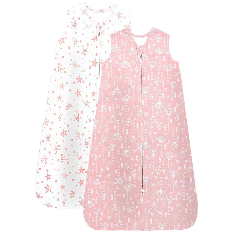 Ensemble de sacs de couchage pour bébé 2 pièces 100% coton Fanning