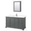 Ensemble de meuble-lavabo simple 60 "avec miroir Deborah-97759007-97759008