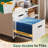 2 Drawer Locking Lateral File Cabinet With Charging Station, Rolling Printer Stand Fit A4/Letter Size-1160767601
