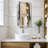 Dasen 16x26'' Beaded Framed Beveled Recessed Medicine Cabinet Mirror with Storage and 3 Adjustable Shelves for Bathroom Vanity