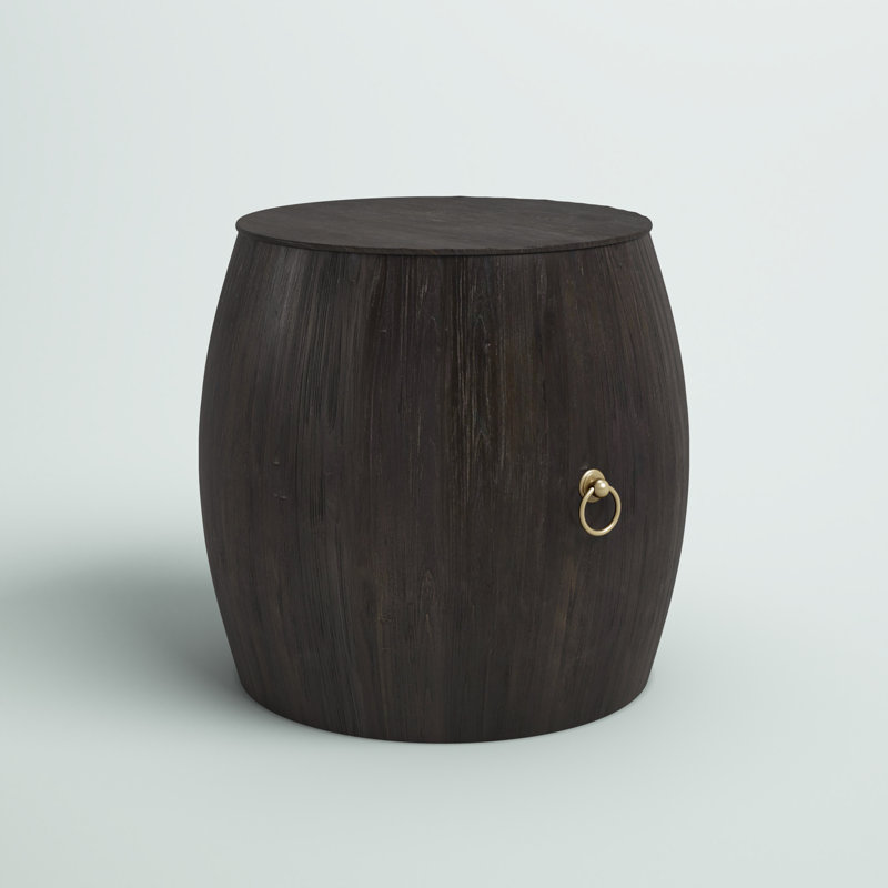Almus End Table, Dark Brown