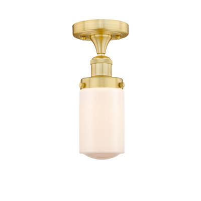 Erkson Glass Semi Flush Mount