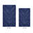 Annaclara Premium 100% Cotton 2 Piece Bath Rug Sets with Non-Slip Backing, Machine Washable, Luxurious Chervon Pattern Super Absorbent & Tufted Weave Bath Mat for Bathroom, Shower, and Tub-122444783-97657151