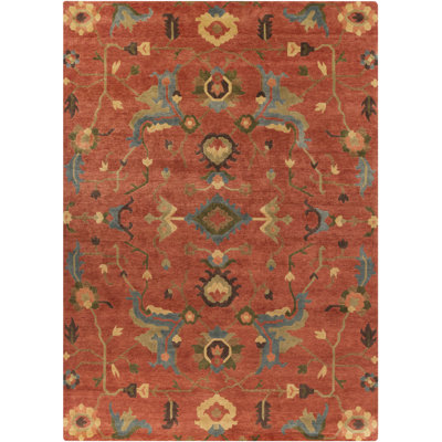 Anastacia Wool Floral Area Rug
