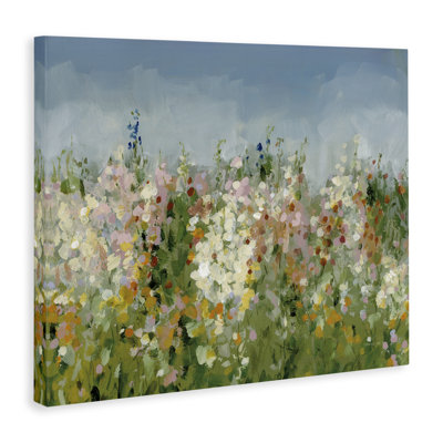  Speckled Tranquil Field Canvas Wall Art by Danhui Nai