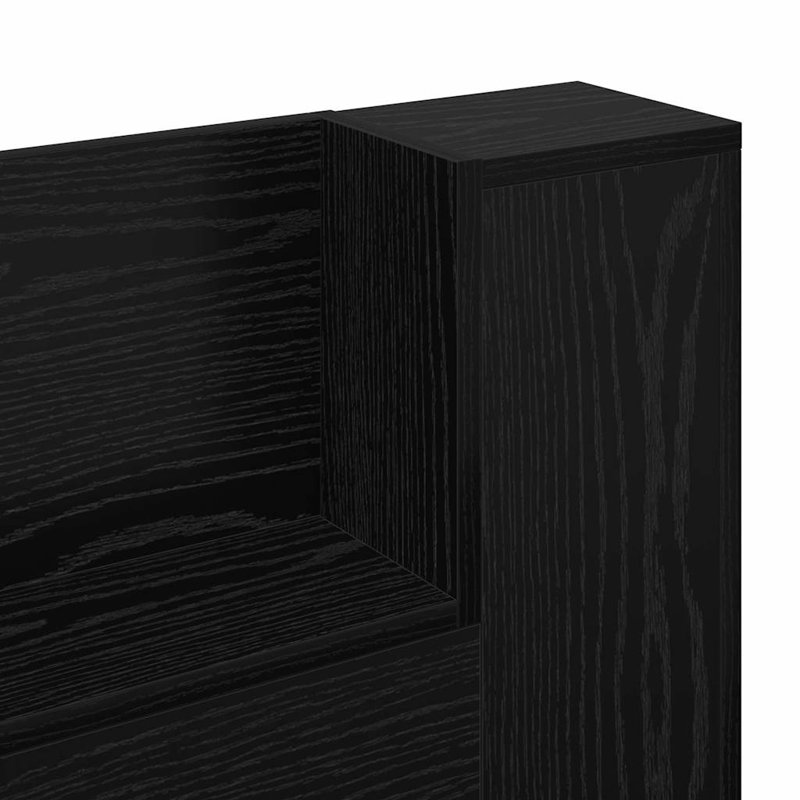 Headboard, Full/Double, Black Oak