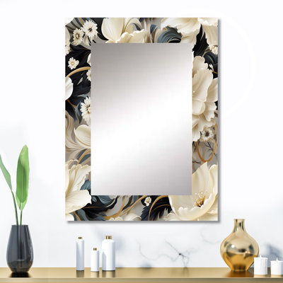 Motif victorien Kerns Ethereal Rococo Flourish - miroir unique floral