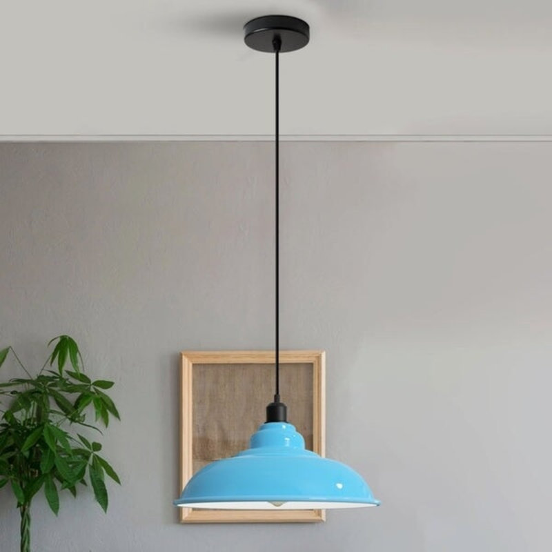 Nermal 1 - Light Dome Pendant, Cyan Blue
