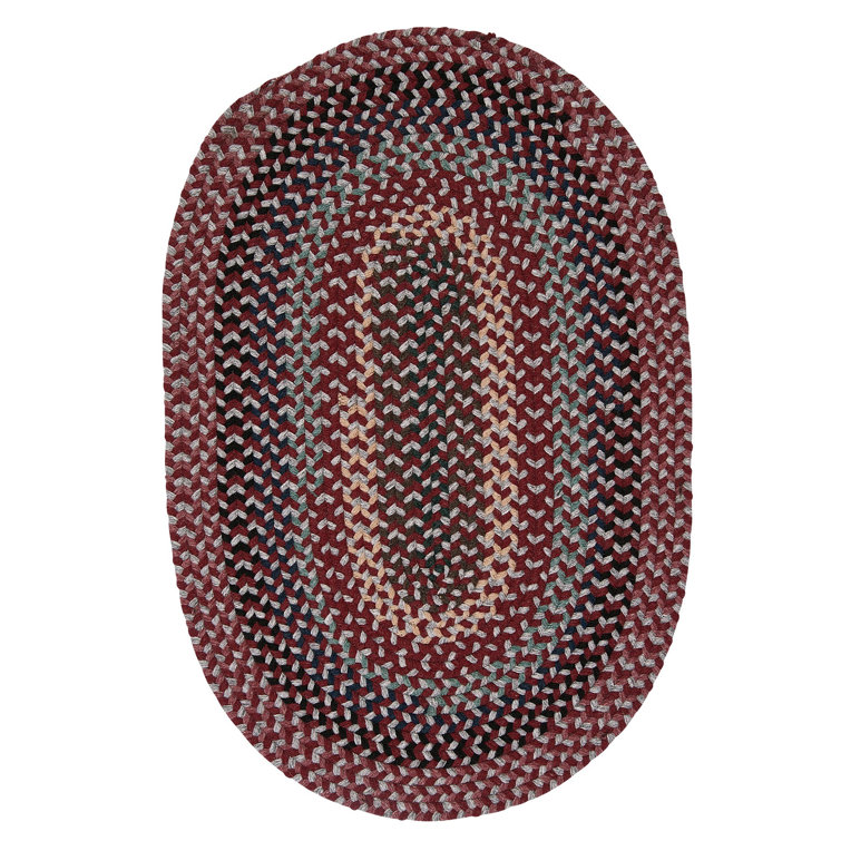 Tapis réversible en laine mélangée Lettie