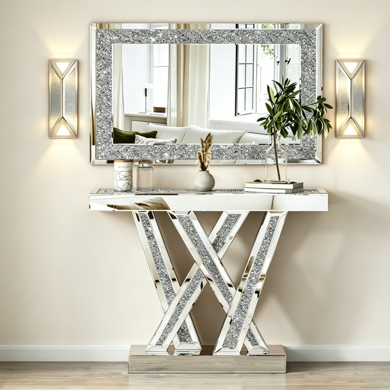 Console, miroir mural et appliques murales