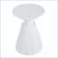Table d'appoint MGO rétro avec piédestal texturé