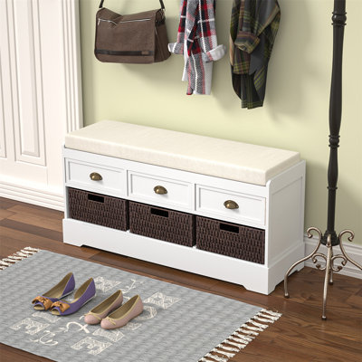 Banc de rangement avec tiroirs Maribelle