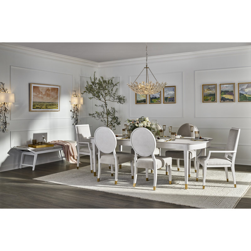 Gray Velvet Pearl Upholstered Side Chair with Wood Frame