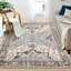 Tapis décoratif antidérapant lavable à motif floral rétro-353756085